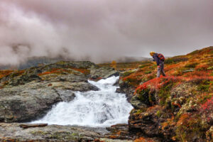 Autaumn hiking